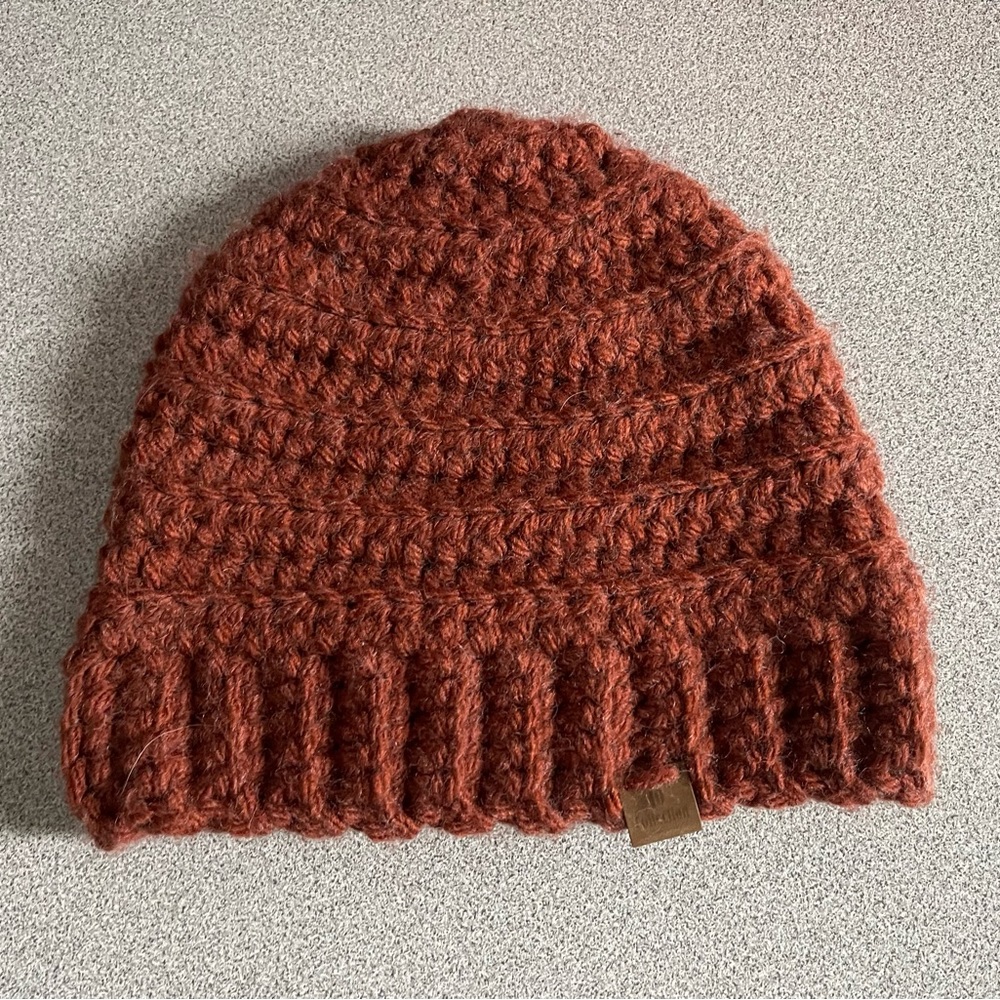 Jo Collection Rusty Auburn Beanie Knit Hat